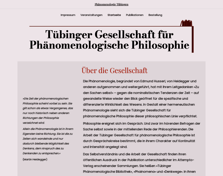 Tuebinger-phaenomenologie.de thumbnail