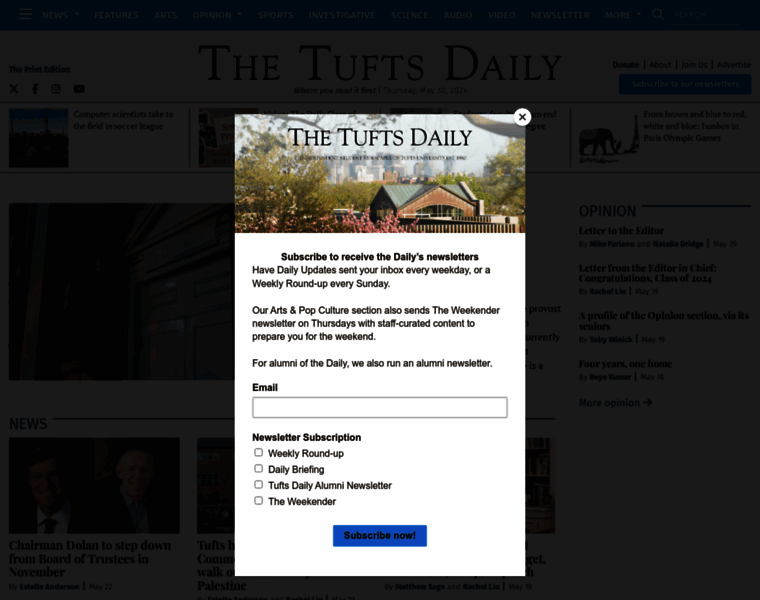 Tuftsdaily.com thumbnail