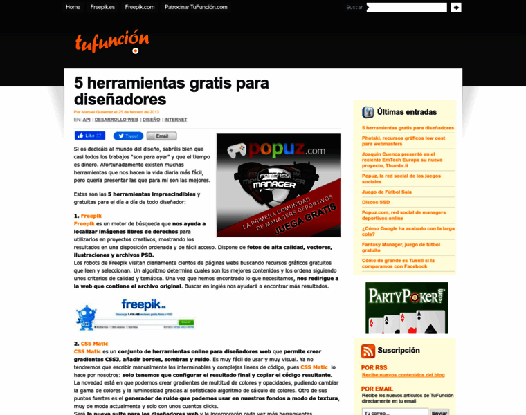 Tufuncion.com thumbnail