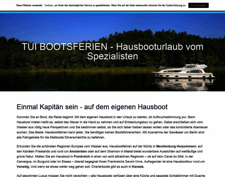 Tui-hausboote.com thumbnail
