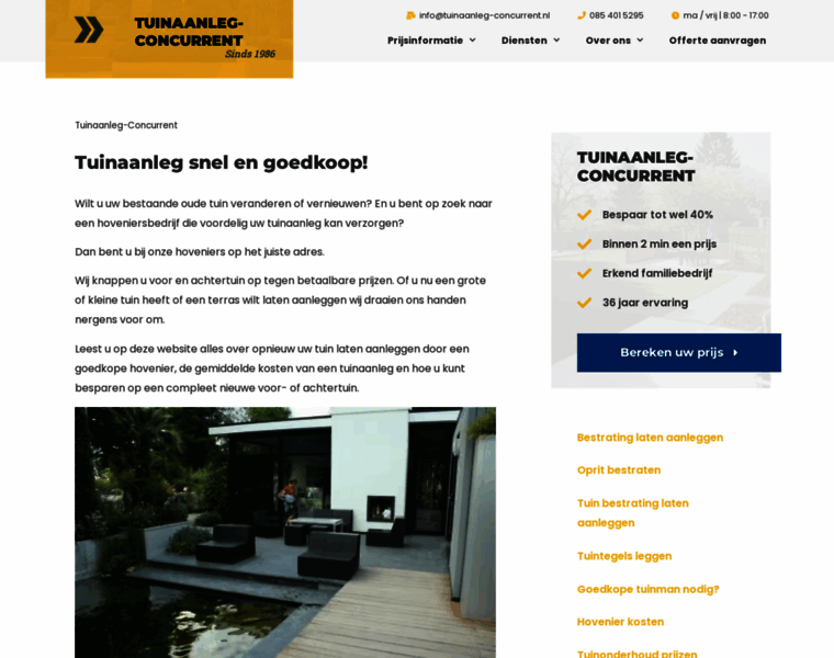 Tuinaanleg-concurrent.nl thumbnail