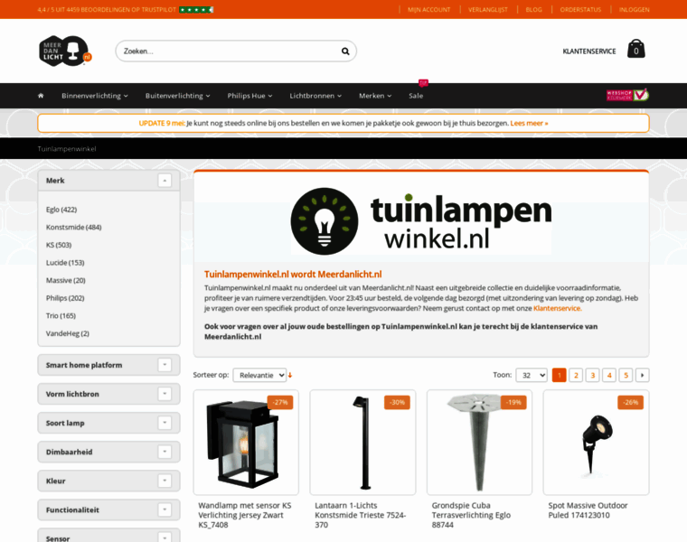 Tuinlampenwinkel.nl thumbnail