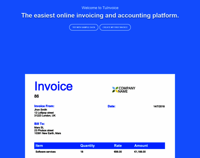 Tuinvoice.com thumbnail