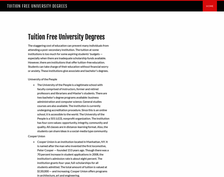 Tuitionfreeuniversitydegrees.weebly.com thumbnail