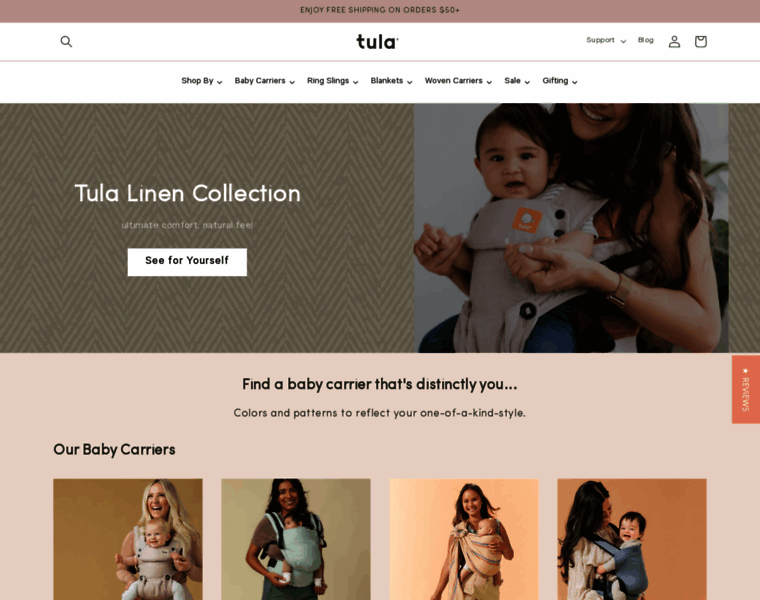 Tulababycarriers.com thumbnail