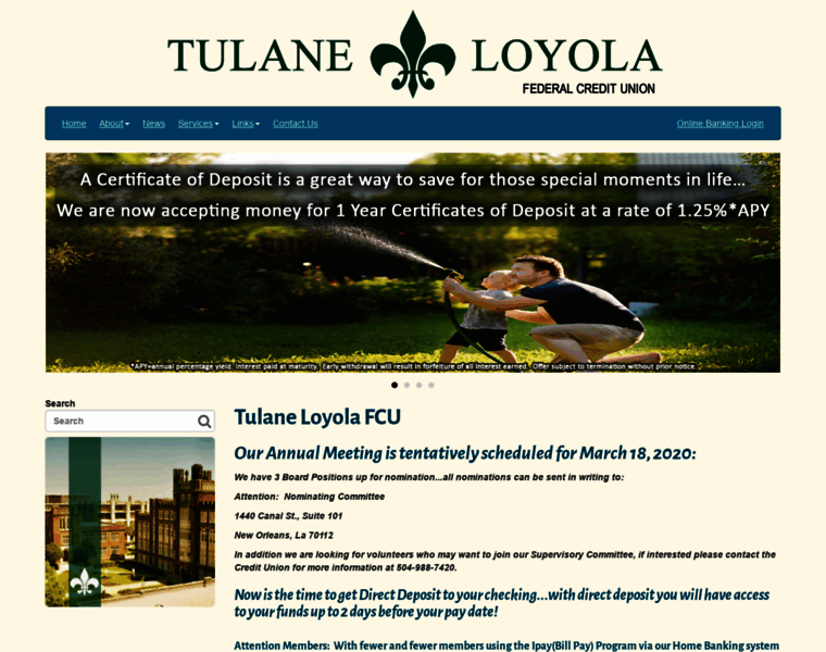 Tulane-loyolafcu.com thumbnail