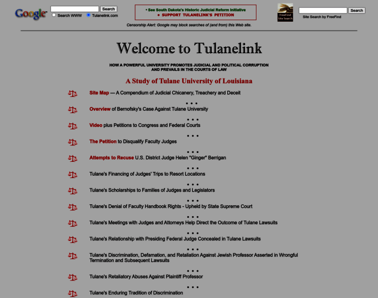 Tulanelink.com thumbnail