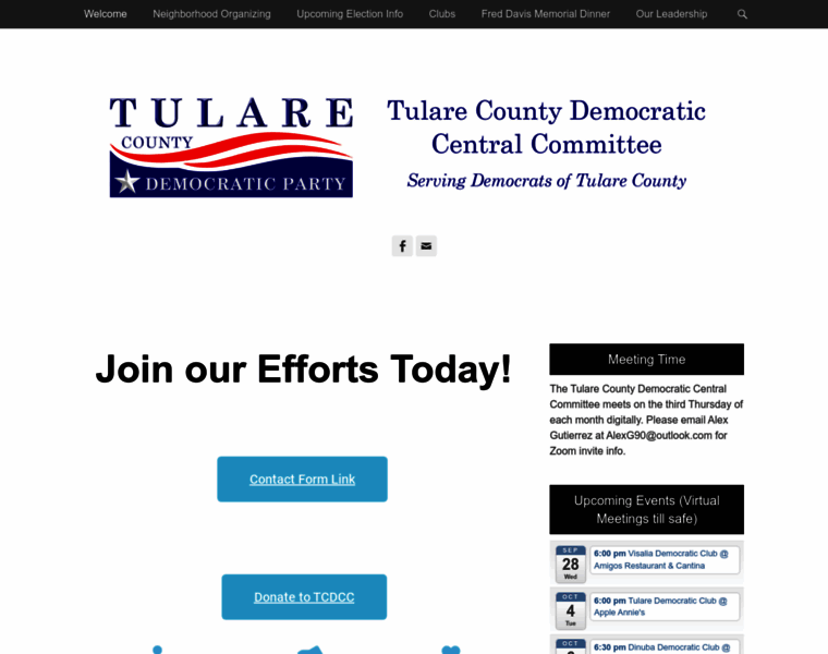 Tularecountydemocrats.org thumbnail