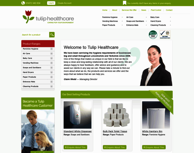 Tuliphealthcare.co.uk thumbnail