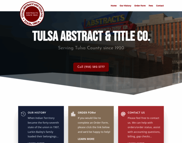 Tulsaabstract.com thumbnail