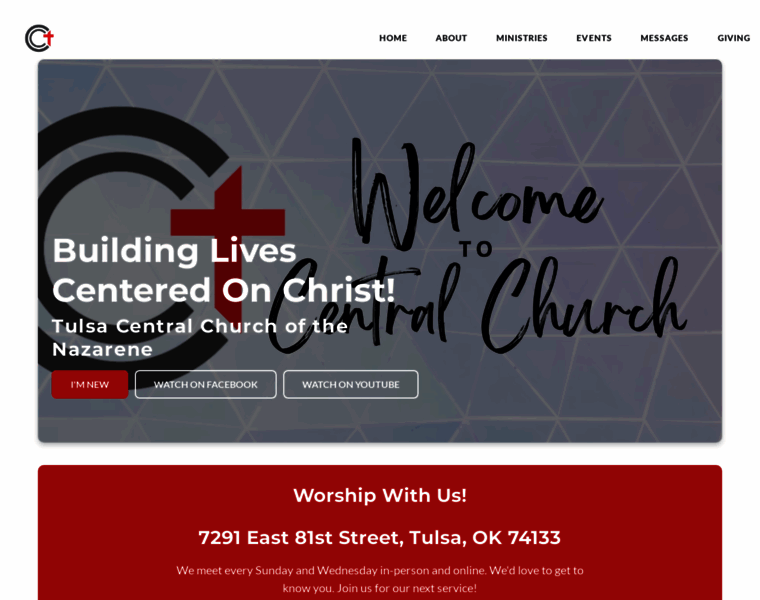 Tulsacentral.church thumbnail