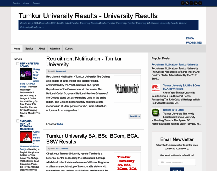Tumkuruniversityresults.blogspot.in thumbnail