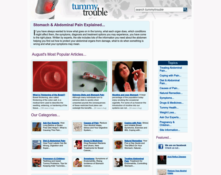 Tummytrouble.co.uk thumbnail