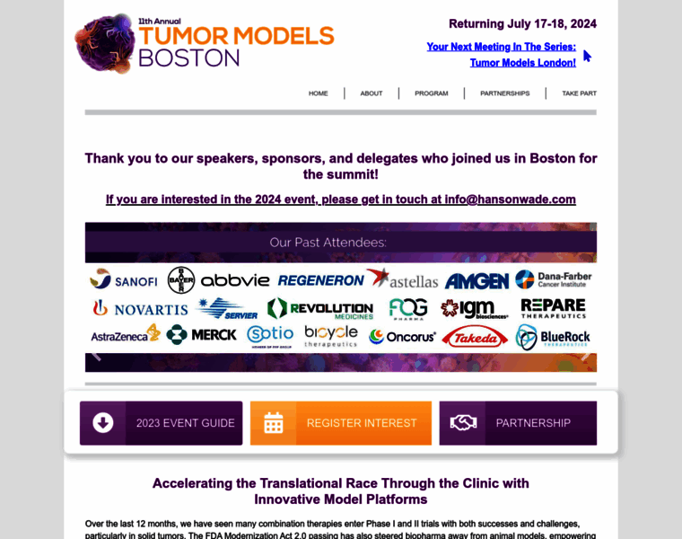 Tumor-models.com thumbnail