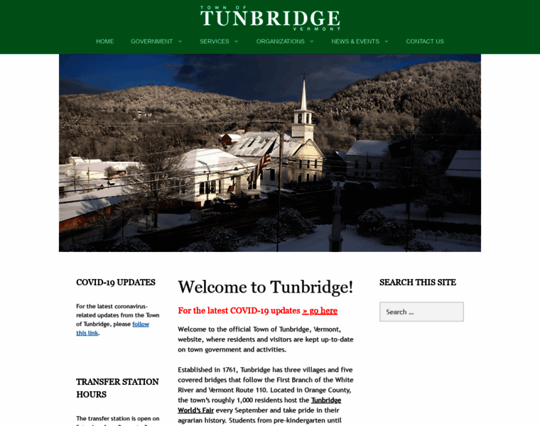 Tunbridgevt.org thumbnail