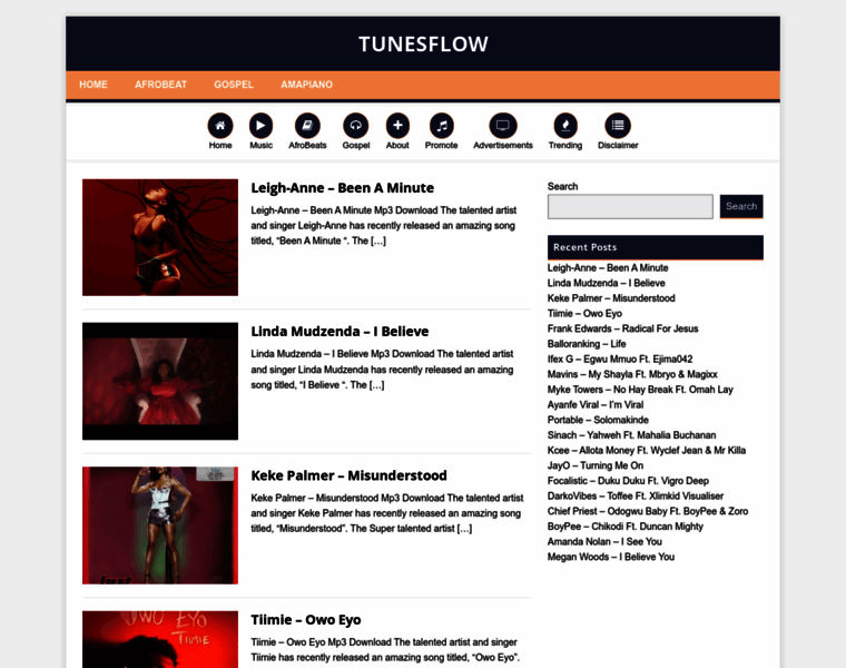 Tunesflow.com.ng thumbnail