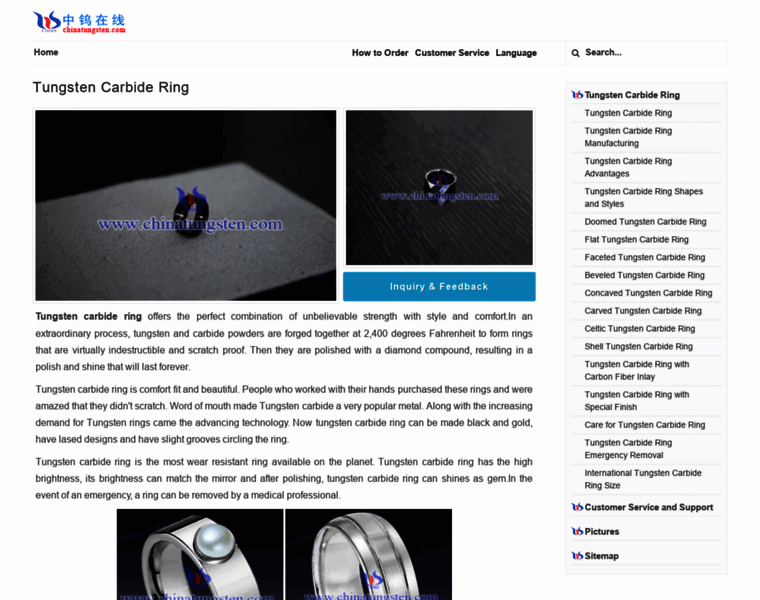 Tungsten-carbide-ring.net thumbnail