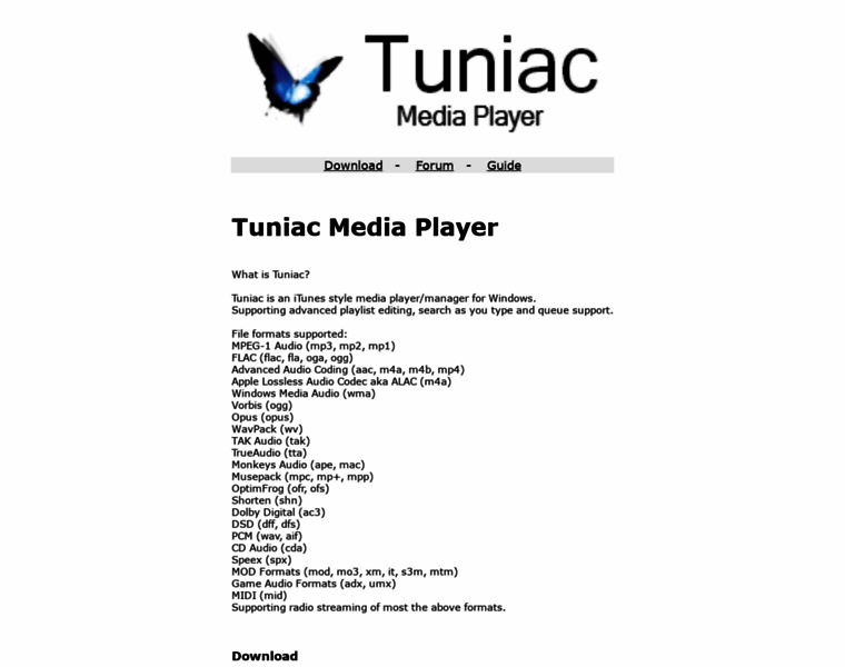Tuniac.org thumbnail