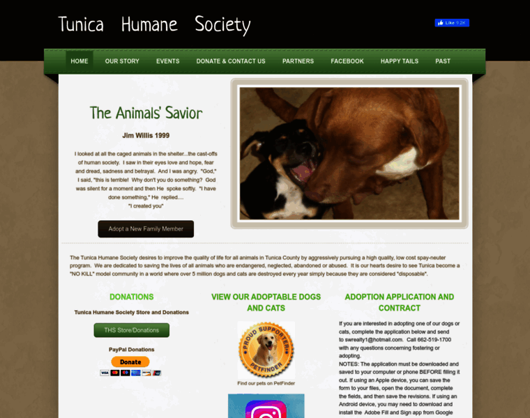 Tunicahumanesociety.com thumbnail Tunicahumanesociety.com thumbnail