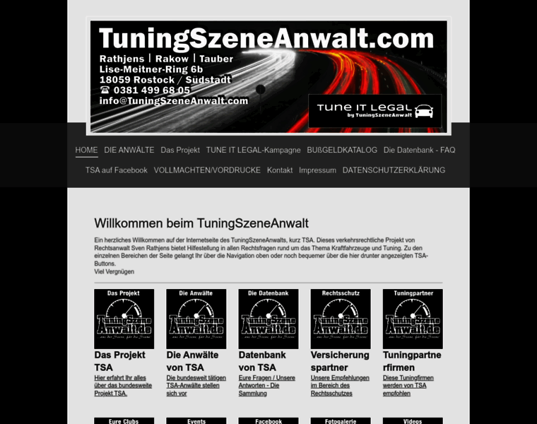 Tuningszeneanwalt.com thumbnail