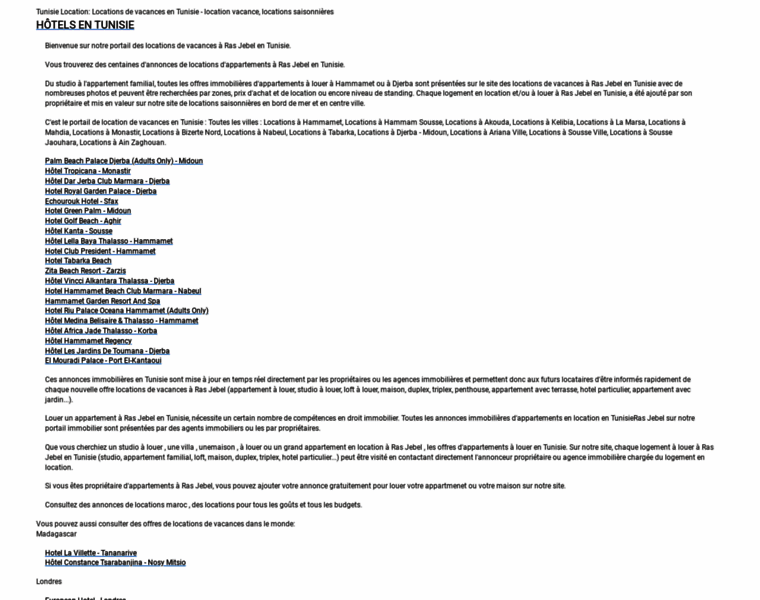 Tunisie-location.com thumbnail Tunisie-location.com thumbnail