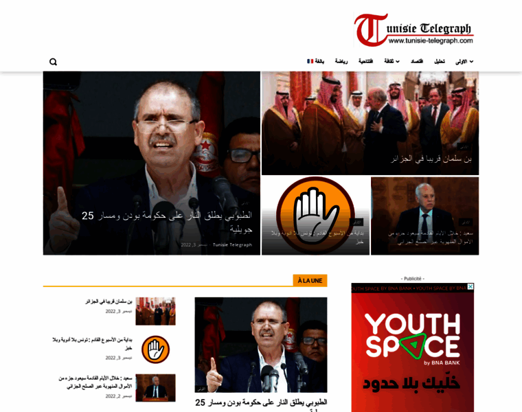 Tunisie-telegraph.com thumbnail