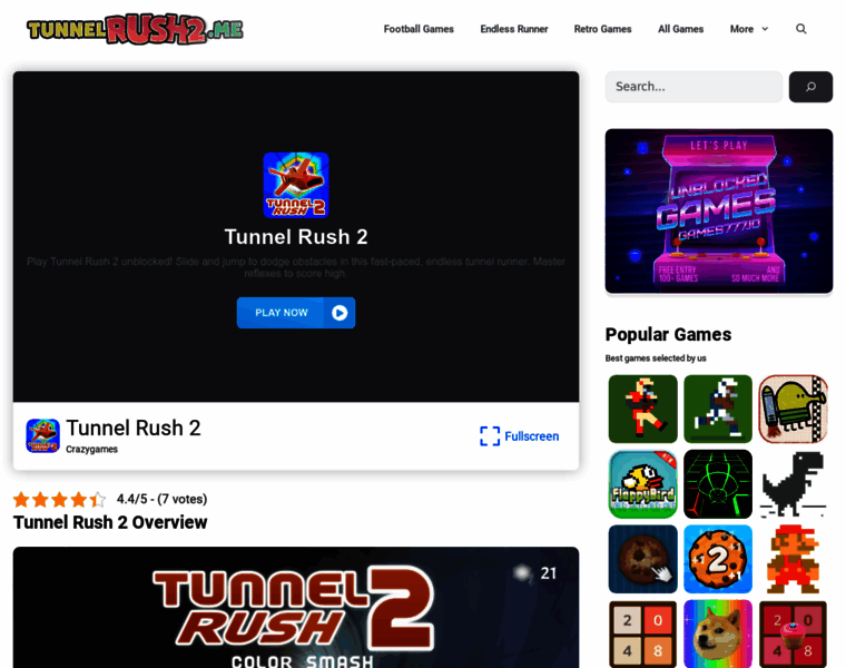 Tunnelrush2.me thumbnail