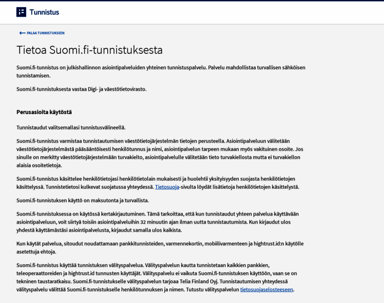 Tunnistautuminen.suomi.fi thumbnail Tunnistautuminen.suomi.fi thumbnail