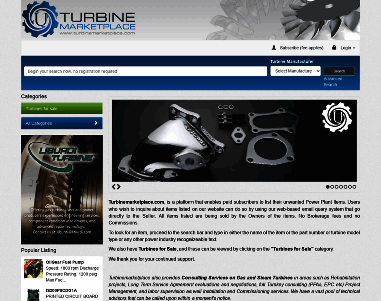 Turbinemarketplace.com thumbnail