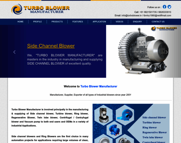 Turboblower.in thumbnail