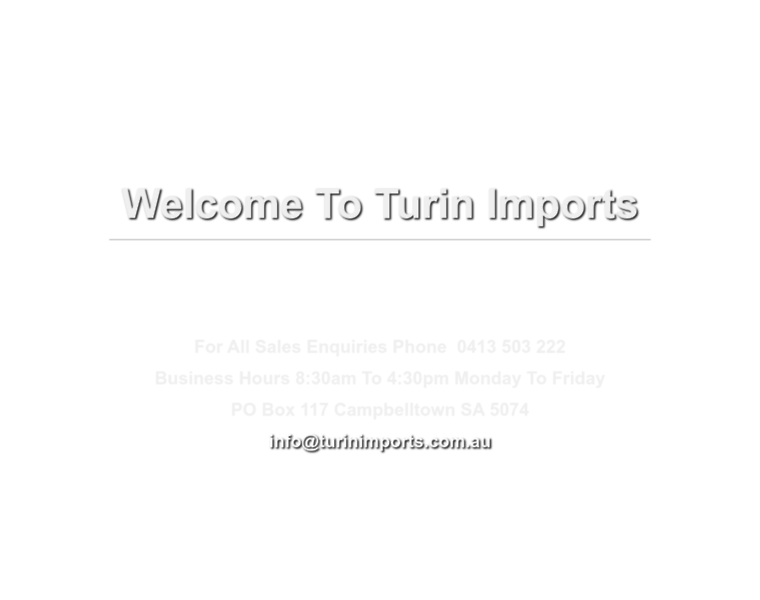 Turinimports.com.au thumbnail