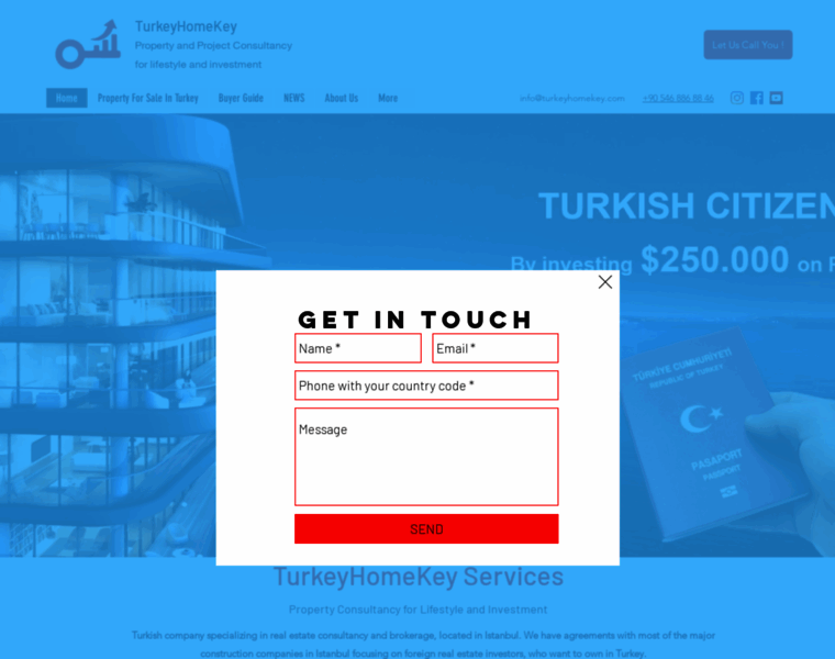 Turkeyhomekey.com thumbnail