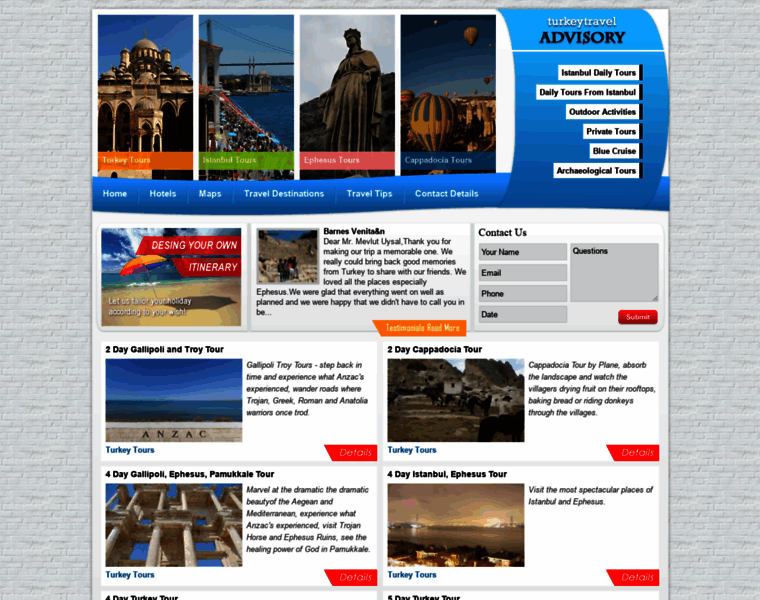 Turkeytraveladvisory.com thumbnail