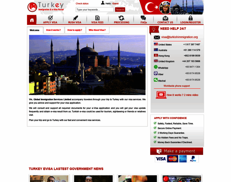 Turkishimmigration.org thumbnail