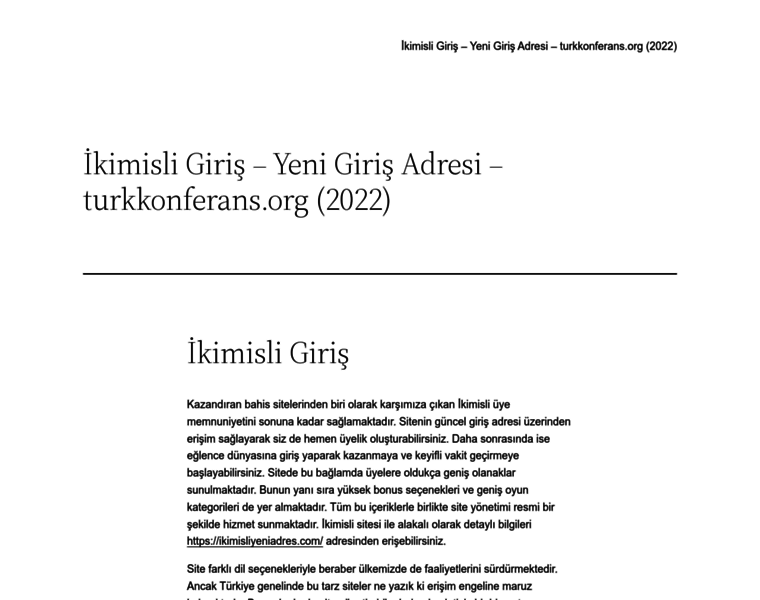 Turkkonferans.org thumbnail