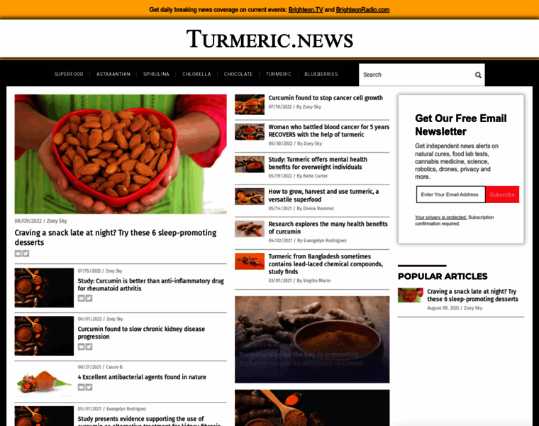 Turmeric.news thumbnail