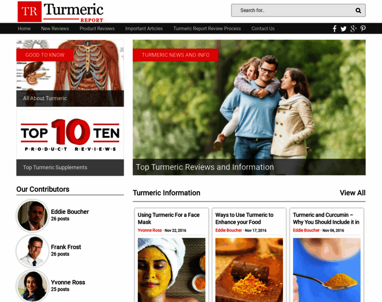 Turmericreport.org thumbnail