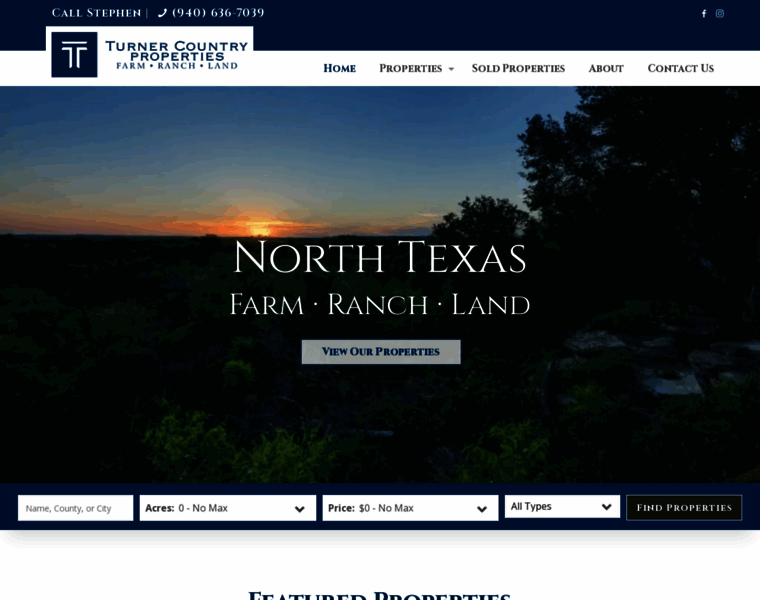 Turnercountryproperties.com thumbnail