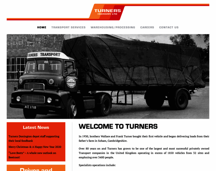 Turners-distribution.com thumbnail