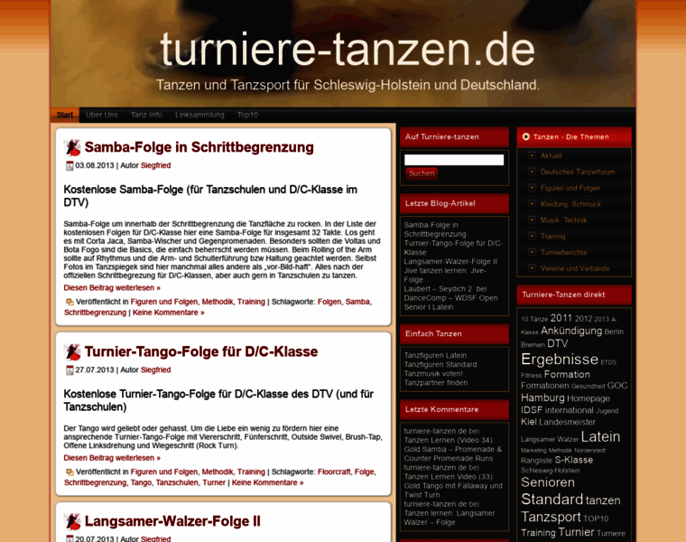 Turniere-tanzen.de thumbnail