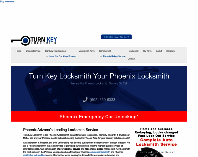 Turnkeylocksmith.net thumbnail