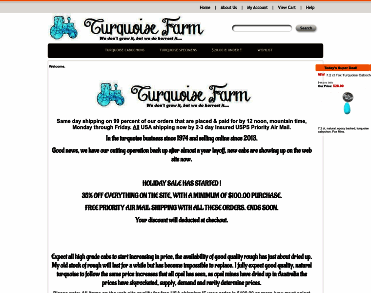 Turquoisefarm.com thumbnail