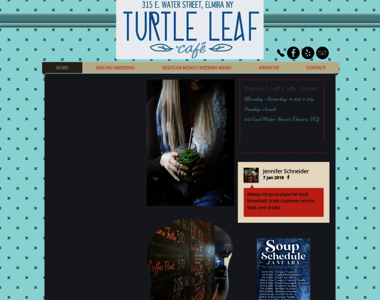 Turtleleafcafe.com thumbnail
