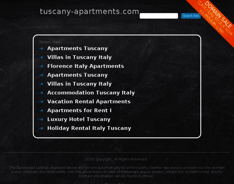 Tuscany-apartments.com thumbnail