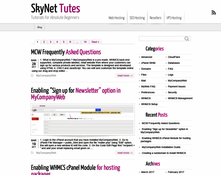 Tutorials.skynethosting.net thumbnail