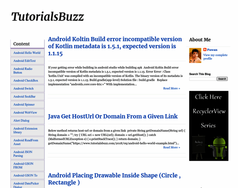 Tutorialsbuzz.com thumbnail