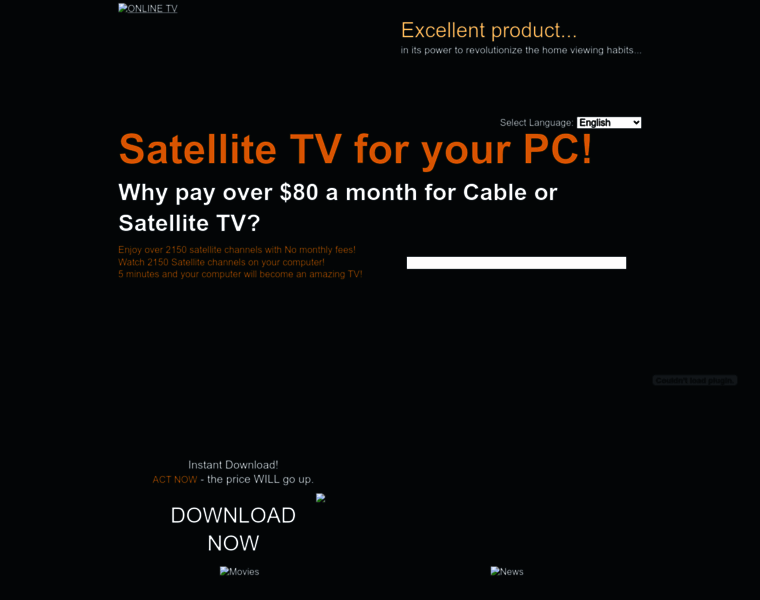 Tv-in-pc.com thumbnail