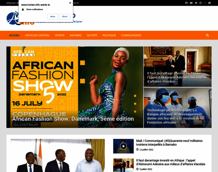 Tv.ivorian.net thumbnail
