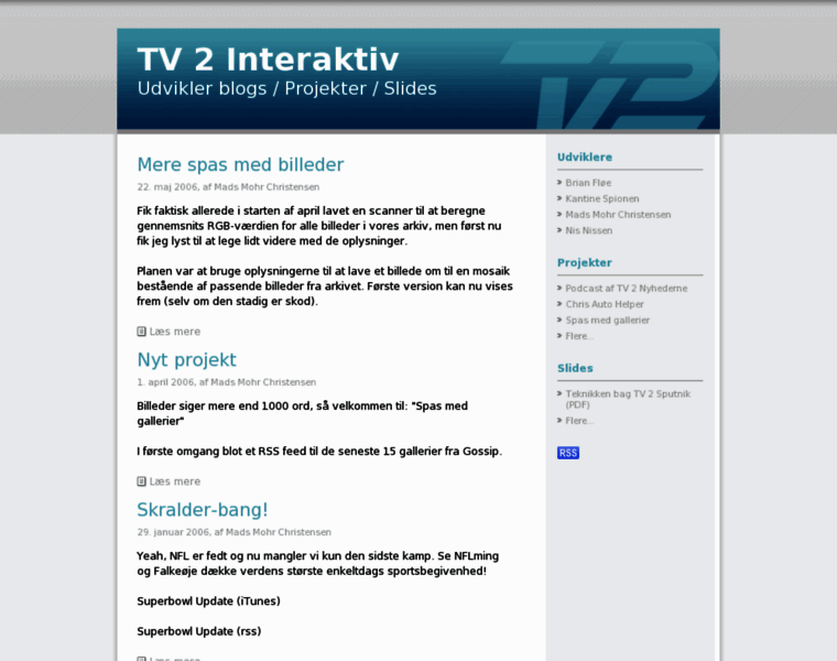 Tv2net.dk thumbnail
