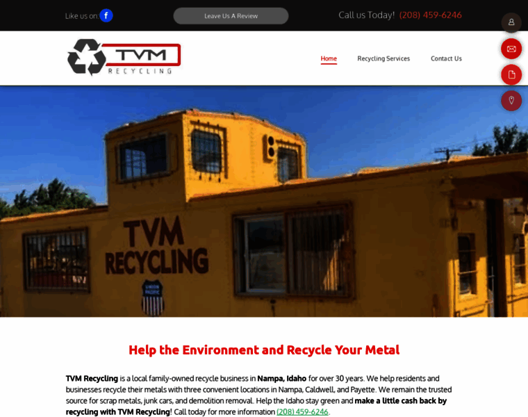 Tvmrecycling.com thumbnail